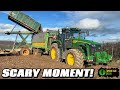“STRAIGHT TO HOSPITAL”. STEVE NEARLY LOSES A FINGER, AND WE NEARLY LOSE THE HARVESTER!