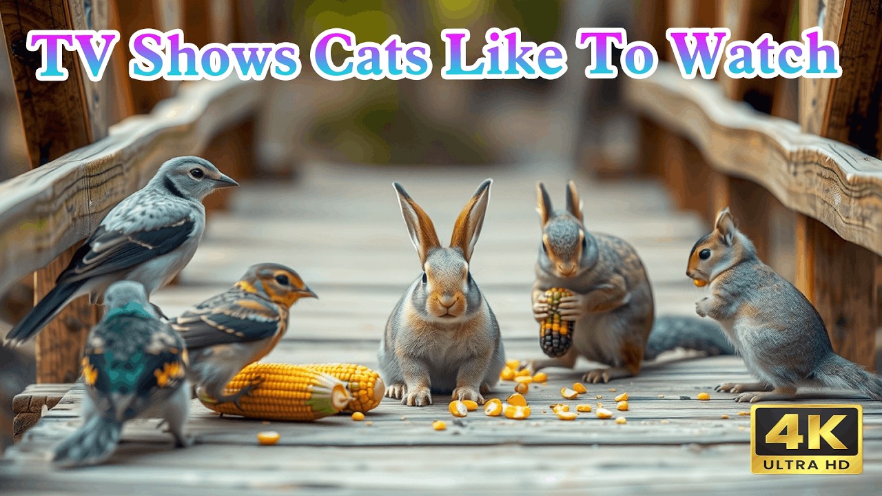 Cat Live Stream 🔴 Best Cat Enrichment - Birds & Squirrels TV