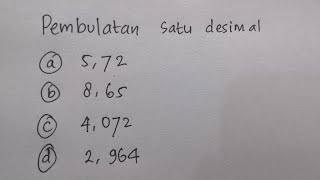 How to Round One Decimal