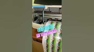 Quy trình in tem nhãn decal đơn giản #thegioidecal #indecal #decal #sticker #label
