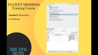 Famous Fluent Meshing Training Course: Session 8, Boundary Conditions Wealth
