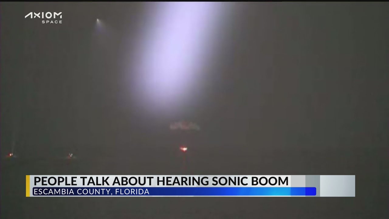 Sonic boom from SpaceX capsule shocks residents in Northwest Florida