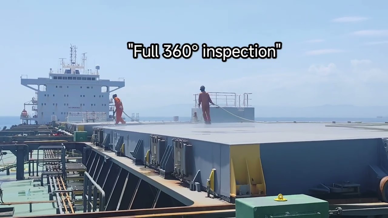 Bulk Carrier Cargo Hold Water Test | သင်္ဘောကုန်ပေါက် ရေလုံမလုံ စစ်ဆေးခြင်း