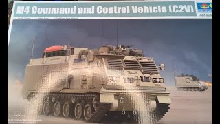 Trumpeter 1/35 M4 C2V Command and Control Vehicle: A look inside the box
