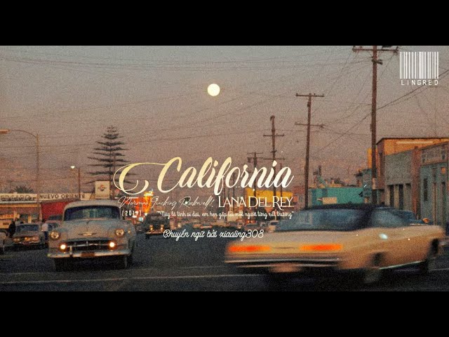 Lyrics - Vietsub || Lana Del Rey - California class=