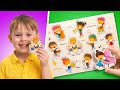Musical Instruments Puzzle 🎵🎸 Colors, Numbers and Fun Music Game