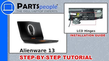 Dell Alienware 13 (P56G001) LCD Hinges How-To Video Tutorial