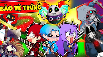 HUY NOOB BẢO VỆ TRỨNG ERROR SERAPHIM SANS KHỎI KILLER SANS TRONG MINECRAFT*HUY THỬ THÁCH THỦ THÀNH 🏰