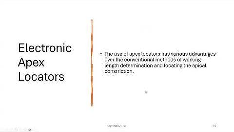How to use an Electronic Apex Locator in the Endodontic Practice