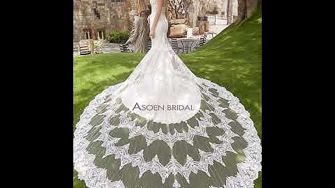 ÁO CƯỚI ASOEN BRIDAL - Váy cưới ren đuôi cá xu hướng váy cưới 2021 - 2022