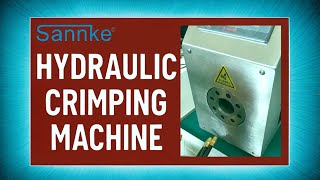 Sannke Hydraulic Crimpimg Machine #machine  #machining #cnc #hydraulicfittings #fitting