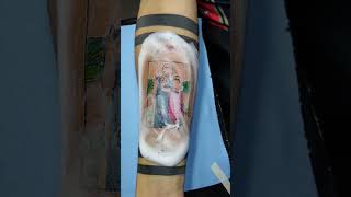 LINE WORK PORTRAIT TATTOO #lineworktattoo #portrait #shorts #tattoo LINE WORK PORTRAIT TATTOO #lineworktattoo #portrait #shorts #tattoo