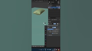 PILLOW MAKE under 1 MINUTE IN BLENDER#shorts #short #blender #blender3d