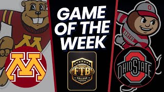 FTB-CP: Game of the Week: Minnesota vs #3 Ohio State - Week 4