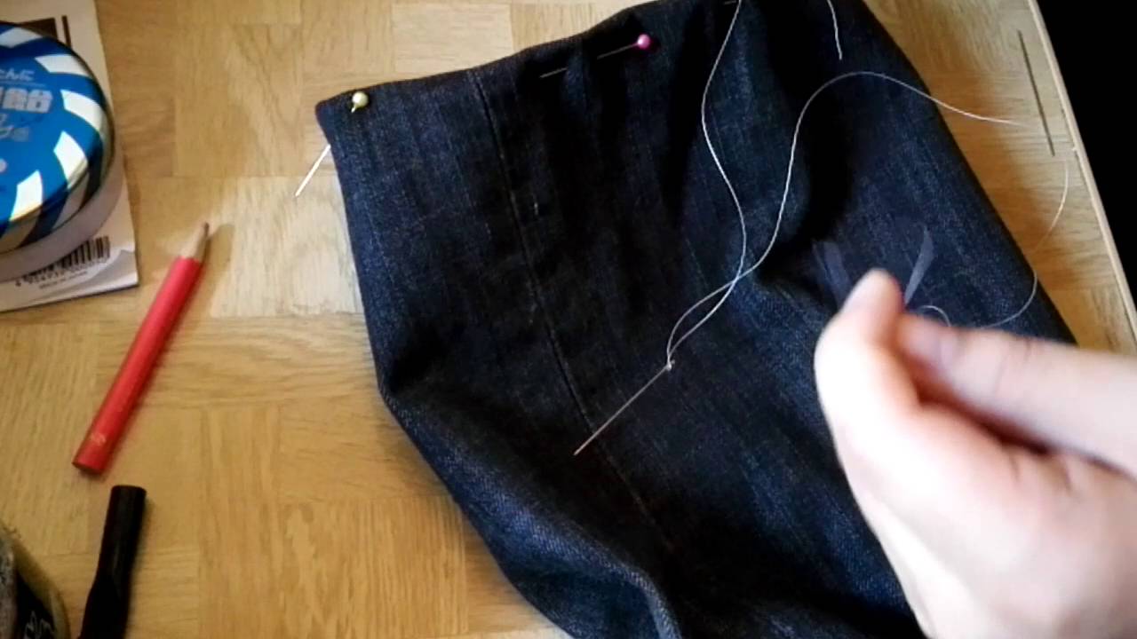 手縫いでキレイに裾上げする方法 Youtube