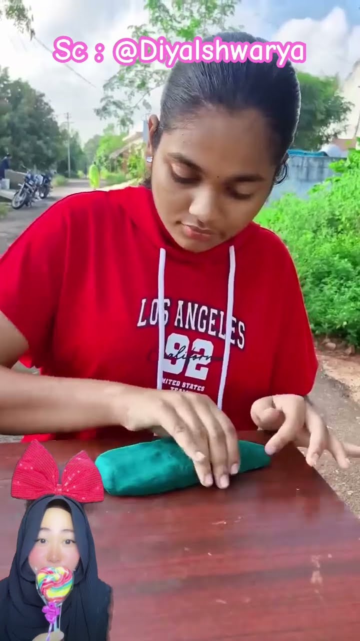 Bikin Pohon Natal dari Clay ⁉️ @Diyalshwarya #shorts
