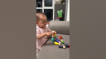 Genius Baby Solving Puzzle 🧩 | Smart Baby Brain Moments 😲 | #Baby #SmartBaby #Shorts #viral #fyp