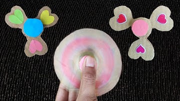 How to make a Fidget Spinner without a bearing: DIY Spinner with paper - Origami Fidget Spinner