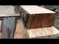 Home made live edge black cherry shelving part one milling the timbers