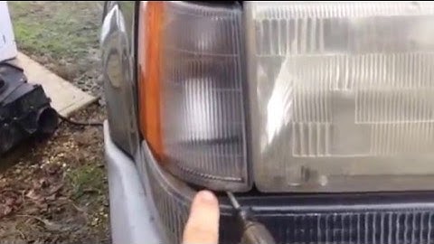 replace front signal, 98 Jeep Grand Cherokee