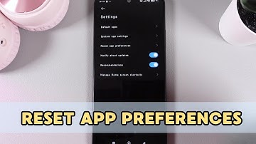 How to Reset App Preferences on Xiaomi Redmi Note 12