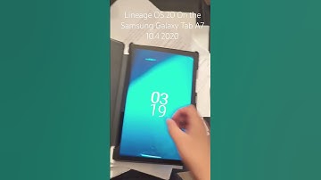 Lineage OS 20 on Samsung Galaxy tab A7!