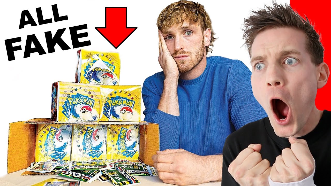 PokéTuber Reacts to Logan Paul’s FAKE Pokémon Cards ($3,500,000)