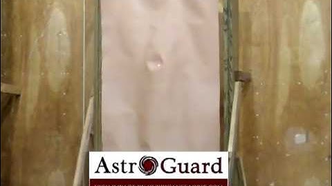 AstroGuard Hurricane Fabric Impact Test Video