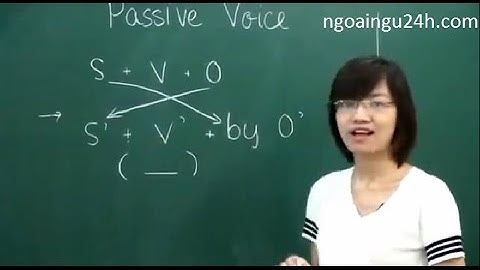 Câu chủ động, câu bị động và bài tập - Cô Mai Phương - ngoaingu24h.com