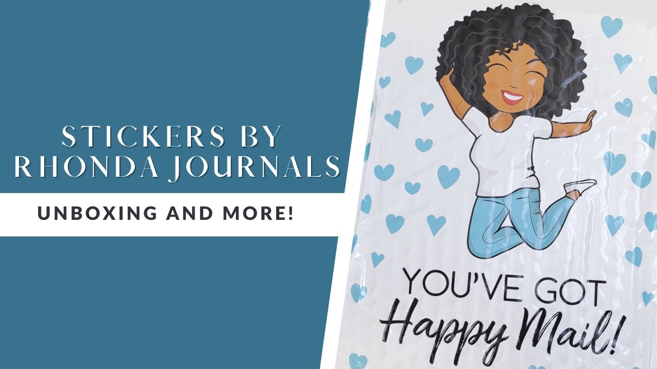 Stickers By Rhonda Journals Unboxing! YouTube