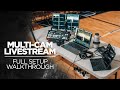 How to setup a multicam livestream