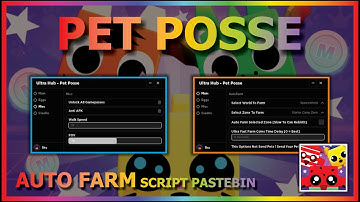 PET POSSE Script Pastebin 2022 AUTO FARM | AUTO COLLECT | AUTO HATCH | FREE GAMEPASS (FAST FARM)