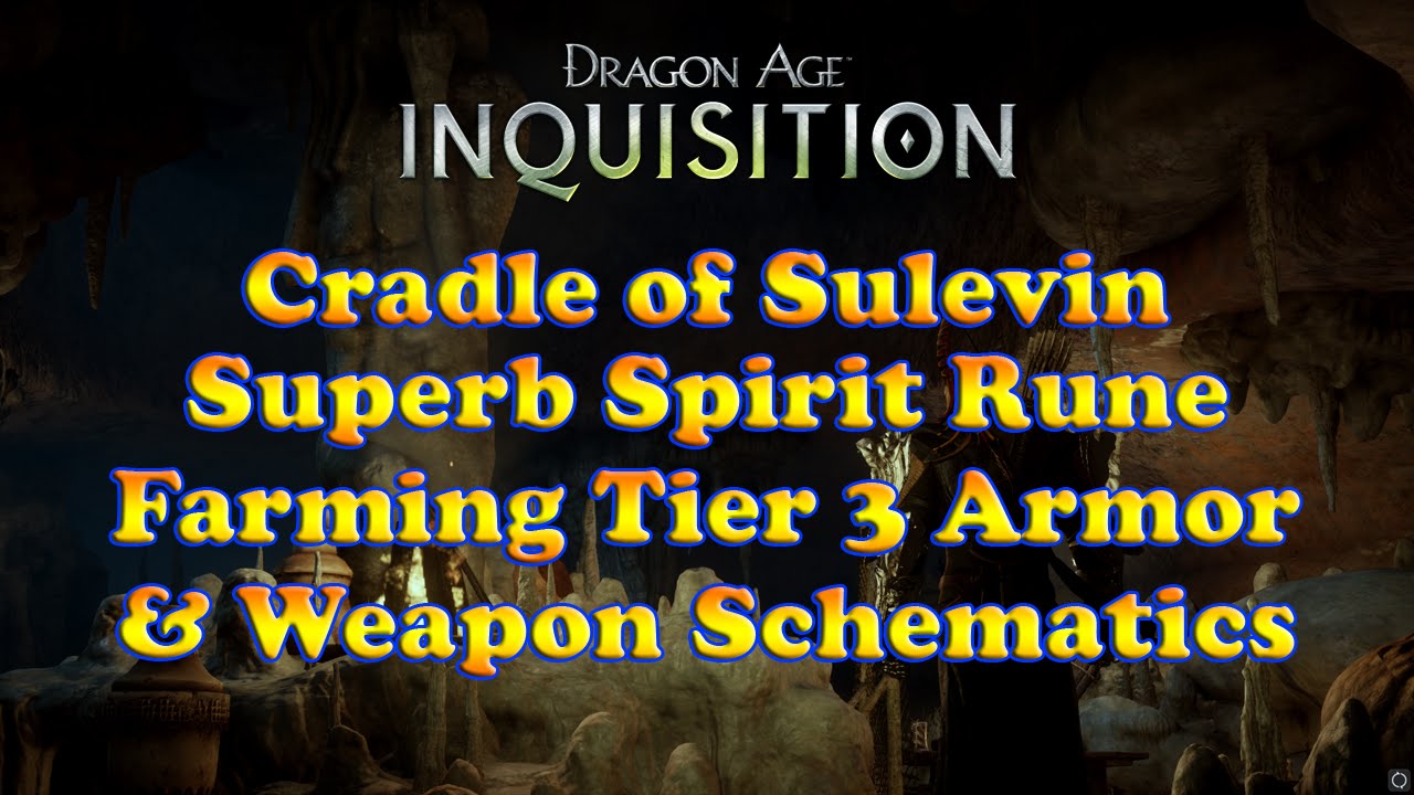 Dragon Age: Inquisition - Superb Spirit Rune - Farming Tier 3