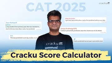 Cracku CAT 2025 Score Calculator | Check out CAT Response Sheet Date | Score vs Percentile 2025