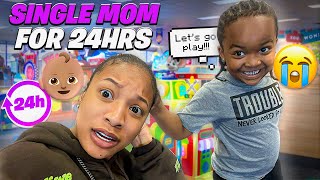 Being a single mom for 24 hours *don’t have kids *