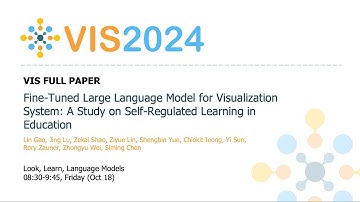 Fine-Tuned Large Language Model for Visualization System: A Study on Self-Regulated Learning in Edu