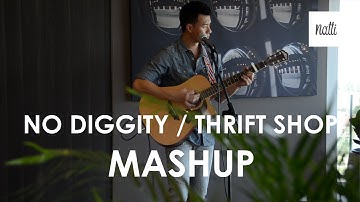 No Diggity / Thrift shop MASHUP - Ed Sheeran style (Loop station)
