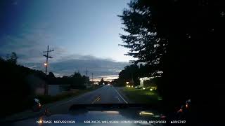 Riding a motorized bicycle in the dark no lights