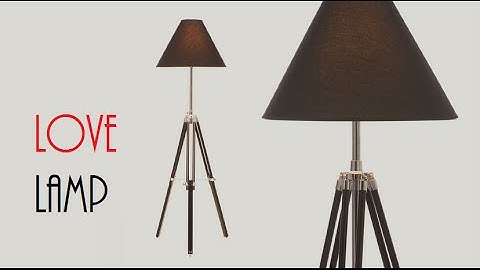 I love lamp! Unboxing tripod lamp from made.com