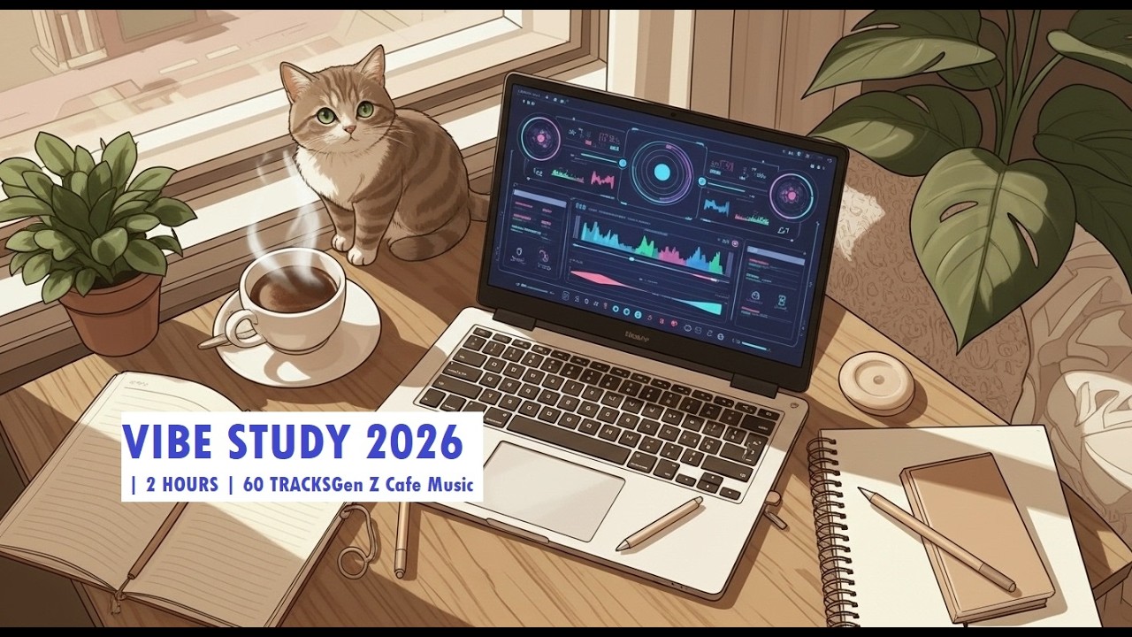 VIBE STUDY 2026 | 2 HOURS | 60 TRACKSGen Z Cafe Music