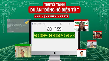 Đồng Hồ Điện Tử - Cao Mạnh Hiền - Lớp lập trình Python VS379