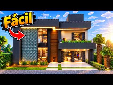 Minecraft: How to build a modern house | Tutorial (Bedrock)