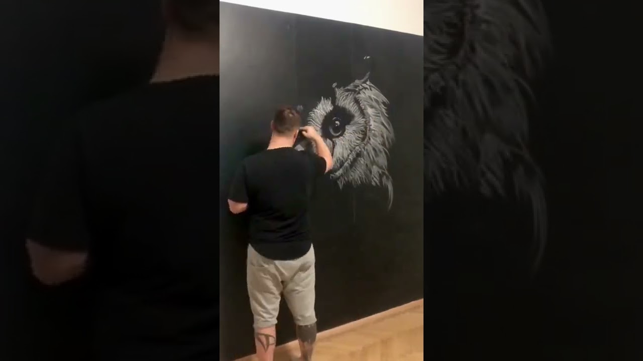 OWL Chalkboard drawing