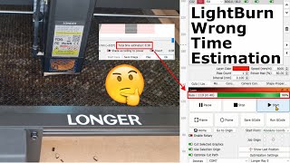 LightBurn Wrong Time Estimation - Quick Fix