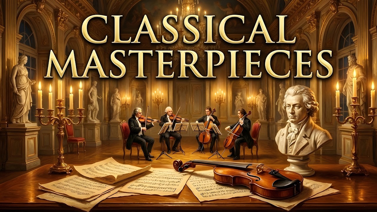 Величайшие шедевры классической музыки 🎻 Бетховен, Шопен, Вивальди, Сати, Бах, Моцарт