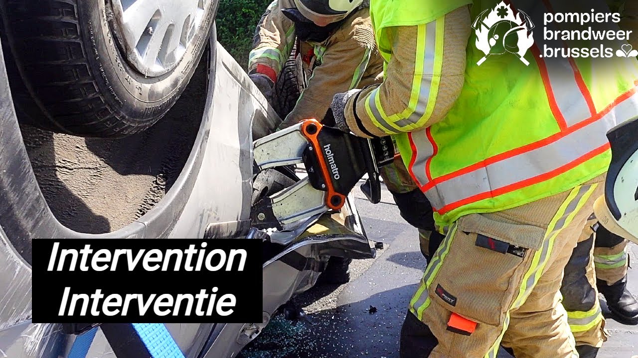 Désincarcération avec les pompiers de Bruxelles