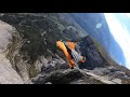 First Wingsuit BASE Jump