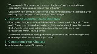 Understanding Why Uncommitted Changes Persist When Switching Git Branches