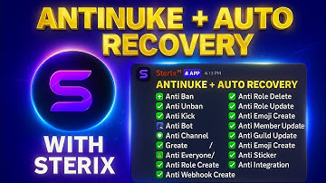 How To Setup Antinuke System on Discord | Sterix Bot (Full Guide)