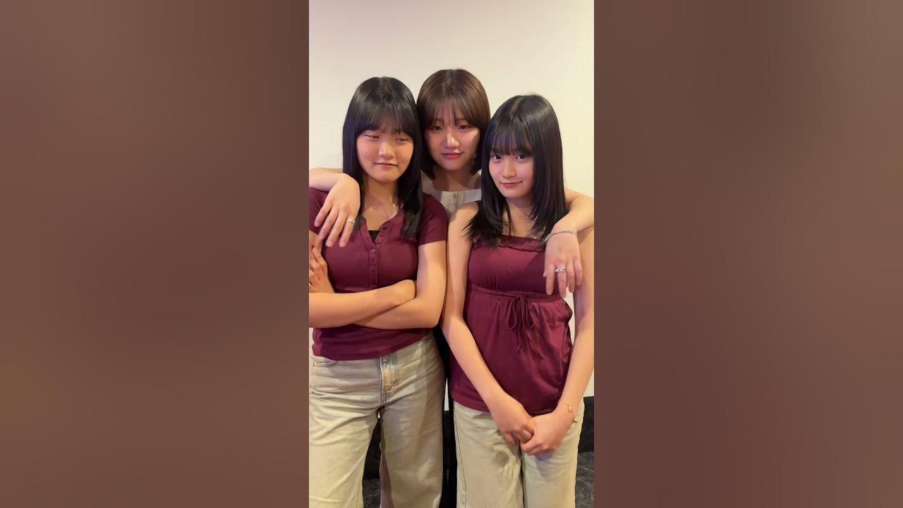 目の力を抜くと嫌いな人を見る目になるらしいので3姉妹でやってみたら…www#Shorts